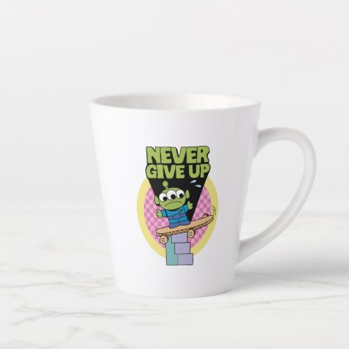 Toy Story  Little Green Men Never Give Up Latte Mug