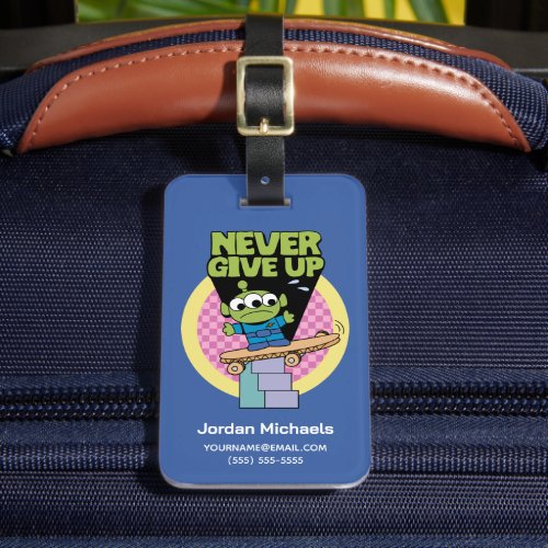 Toy Story  Little Green Men Never Give Up Luggage Tag