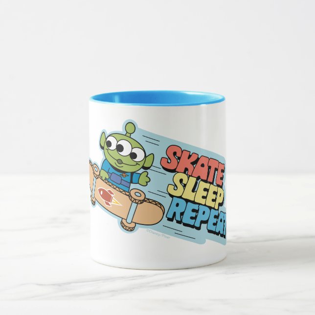 Toy Story | Little Green Men Skate Sleep Repeat Mug (Center)