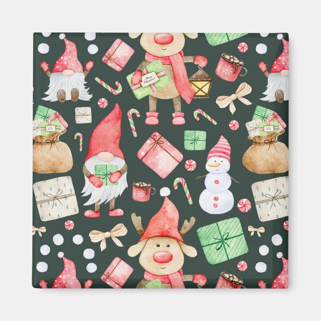 Toy Story Merry Christmas Pattern Modern      Magnet (Front)