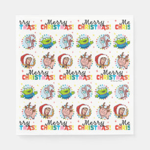 Toy Story Merry Christmas Pattern Napkins
