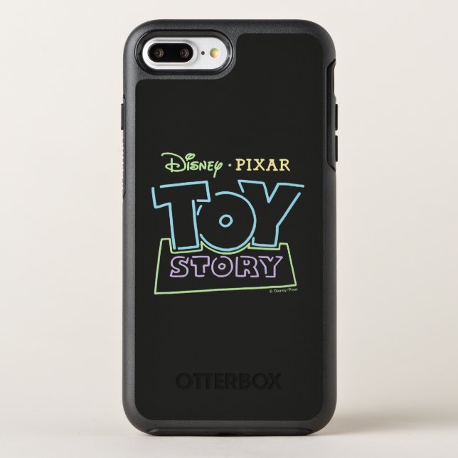Toy Story Neon Sign Graphic Otterbox iPhone Case (Back)