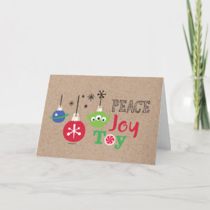 Toy Story Peace Joy Toy Holiday Card