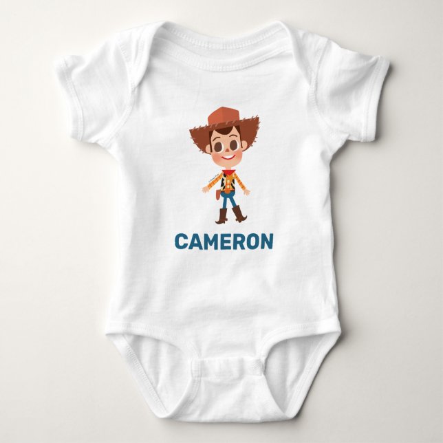 Toy Story | Personalized Woody Baby Bodysuit (Front)