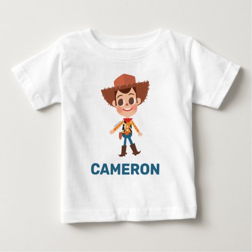 Toy Story  Personalized Woody Baby T_Shirt