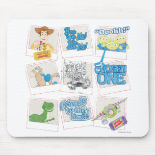 Toy Story Picture Collage Mouse Pad
