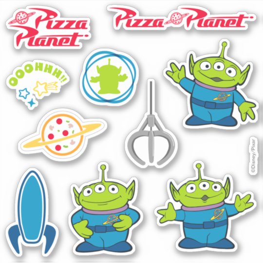 pizza planet aliens from toy story