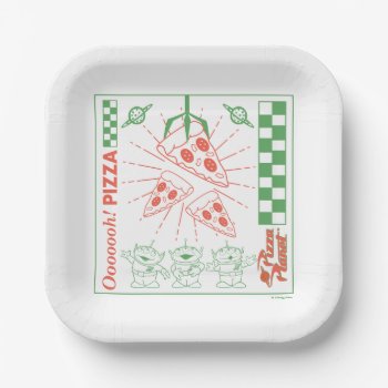 Toy Story | Pizza Planet Graphic Paper Plates by ToyStory at Zazzle