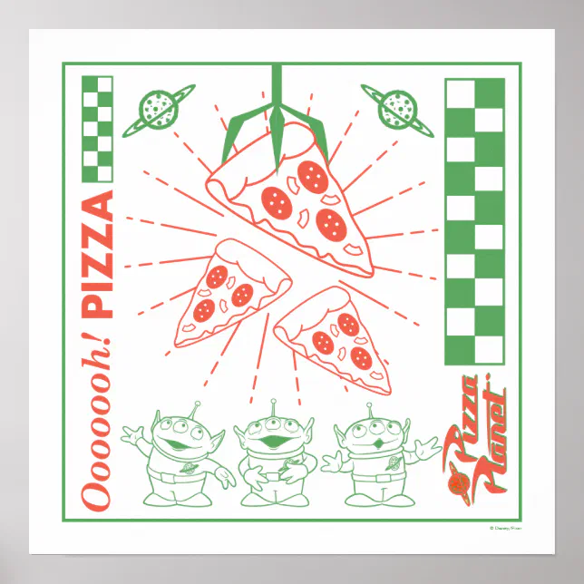 Toy Story | Pizza Planet graphic Poster | Zazzle