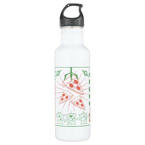 Toy Story  Pizza Planet graphic Stainless Steel Water Bottle