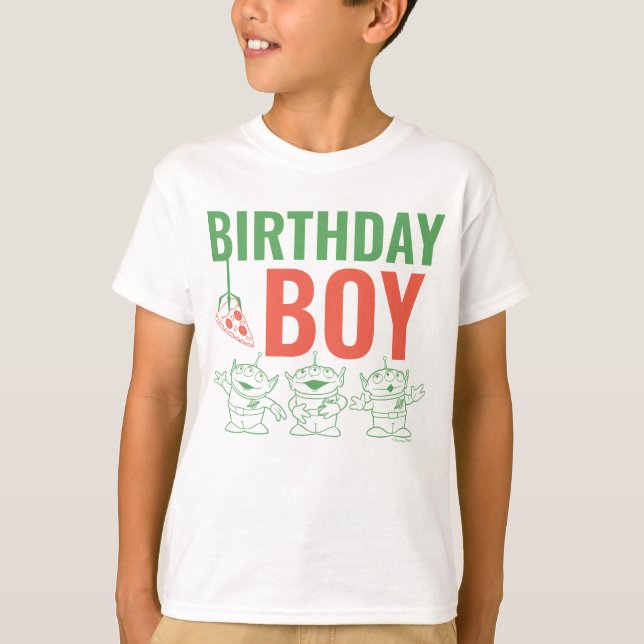 Toy Story | Pizza Planet Kids Birthday Boy  T-Shirt (Front)