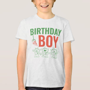 Toy Story Pizza Planet Kids Birthday Boy Tri-Blend Shirt