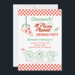 Toy Story | Pizza Planet Kids Birthday Invitation<br><div class="desc">Invite guests to a fun-filled adventure with this Toy Story Pizza Planet kids' birthday invitation! Featuring the iconic Pizza Planet logo and Buzz Lightyear, this design brings the excitement of the Pixar classic to life. Customizable with your child’s name, age, and party details, it’s perfect for a Toy Story-themed birthday...</div>