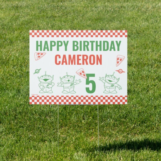Toy Story | Pizza Planet Kids Birthday Sign