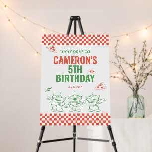 Toy Story   Pizza Planet Kids Birthday Welcome Foam Board