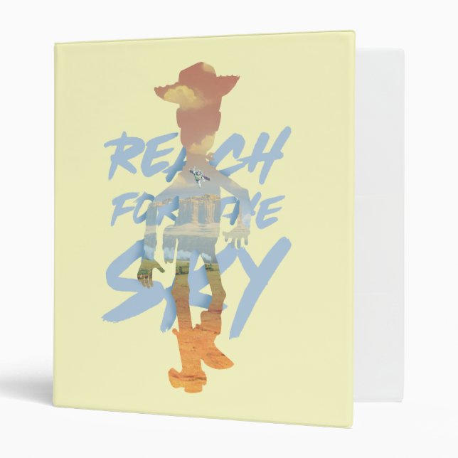 Toy Story | "Reach For The Sky" Woody & Buzz Art 3 Ring Binder (Front/Inside)