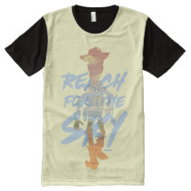 Toy Story | "Reach For The Sky" Woody & Buzz Art All-Over-Print T-Shirt