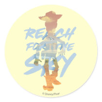 Toy Story | "Reach For The Sky" Woody & Buzz Art Classic Round Sticker