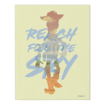 Toy Story | "Reach For The Sky" Woody & Buzz Art Faux Canvas Print