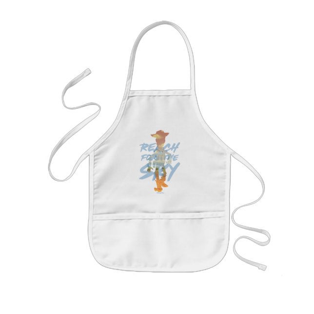 Toy Story | "Reach For The Sky" Woody & Buzz Art Kids' Apron (Front)