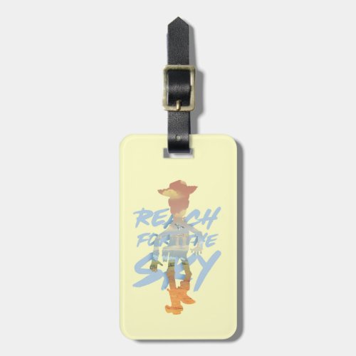 Toy Story  Reach For The Sky Woody  Buzz Art Luggage Tag