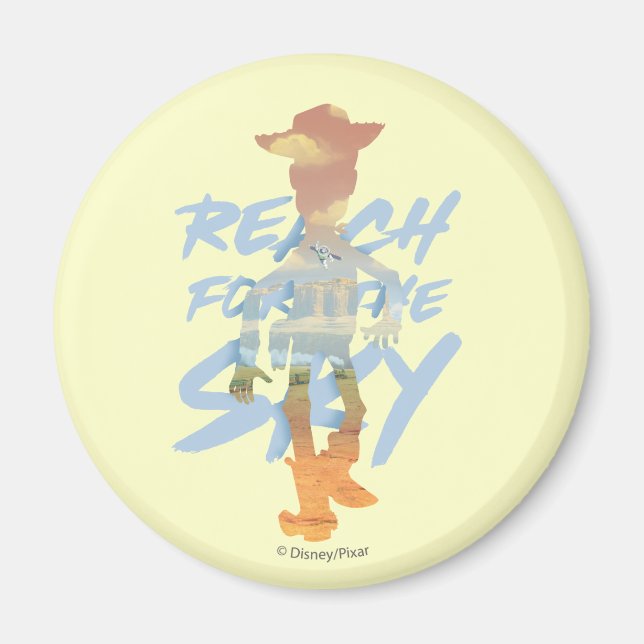 Toy Story | "Reach For The Sky" Woody & Buzz Art Magnet (Front)