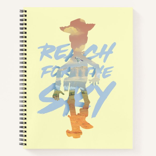 Toy Story | "Reach For The Sky" Woody & Buzz Art Notebook (Front)