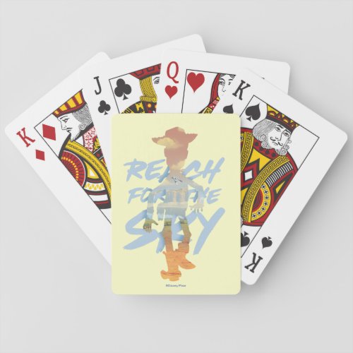 Toy Story  Reach For The Sky Woody  Buzz Art Playing Cards