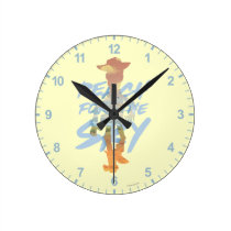 Toy Story | "Reach For The Sky" Woody & Buzz Art Round Clock