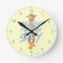 Toy Story | "Reach For The Sky" Woody & Buzz Art Round Clock