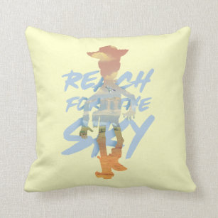 Toy Story   "Reach For The Sky" Woody & Buzz Art Throw Pillow