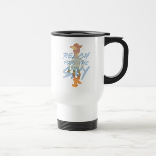 Toy Story  Reach For The Sky Woody  Buzz Art Travel Mug