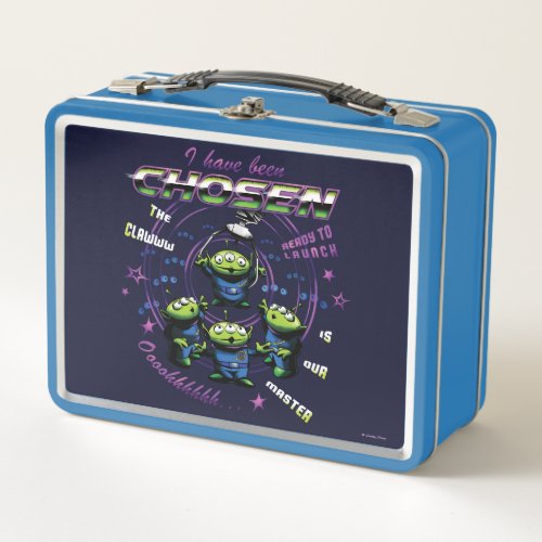 Toy Story  Retro I Have Been Chosen Aliens Metal Lunch Box