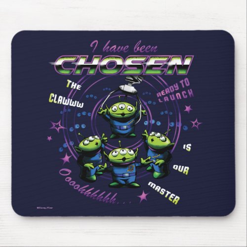 Toy Story  Retro I Have Been Chosen Aliens Mouse Pad