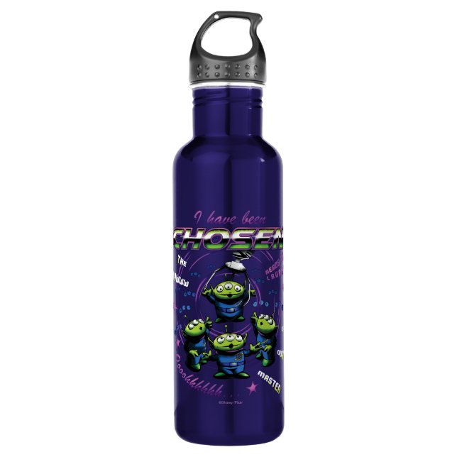Toy Story | Retro "I Have Been Chosen" Aliens Stainless Steel Water Bottle (Front)