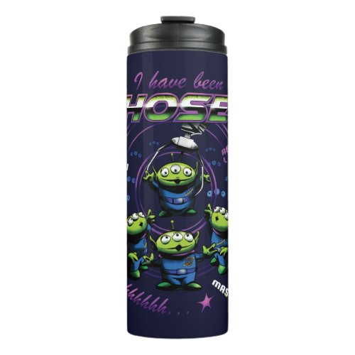 Toy Story  Retro I Have Been Chosen Aliens Thermal Tumbler