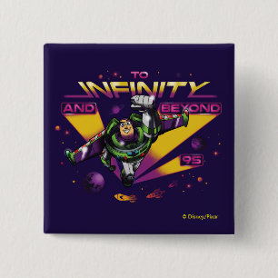 Toy Story   Retro "To Infinity And Beyond" Buzz Button