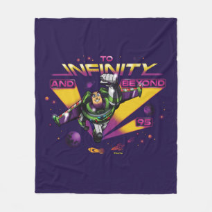Toy Story Retro "To Infinity And Beyond" Buzz Fleece Blanket