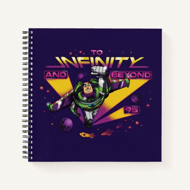 Toy Story | Retro "To Infinity And Beyond" Buzz Notebook (Front)