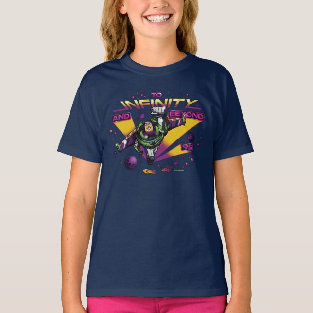 Toy Story | Retro "To Infinity And Beyond" Buzz T-Shirt (Front)