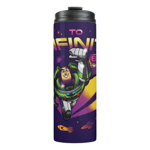 Toy Story  Retro To Infinity And Beyond Buzz Thermal Tumbler