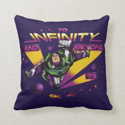 Toy Story | Retro "To Infinity And Beyond" Buzz Throw Pillow