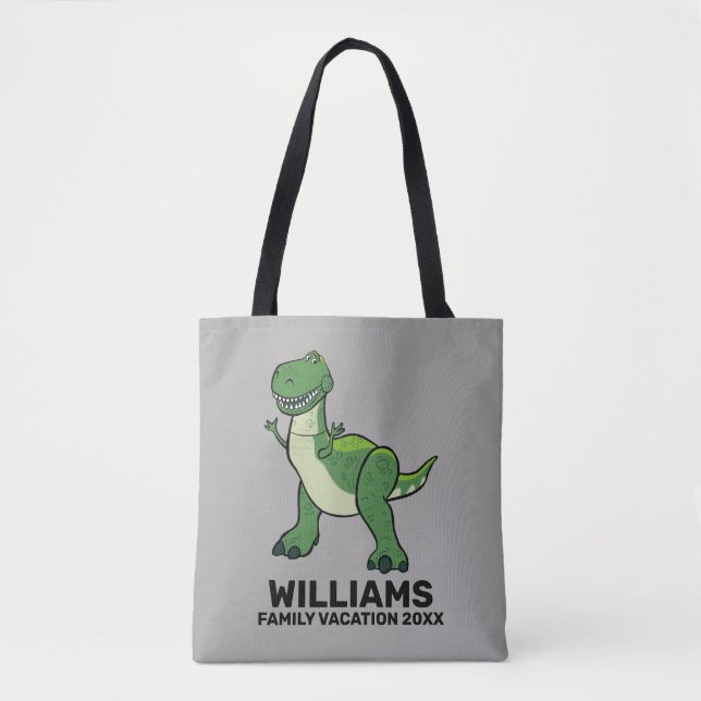 Toy Story Rex | Family Vacation Tote Bag (Front)