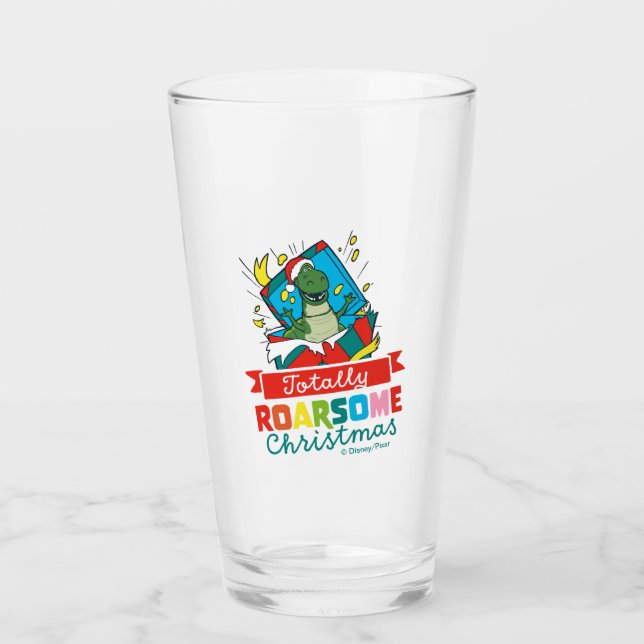 Toy Story Rex | Totally Roarsome Christmas Glass (Front)