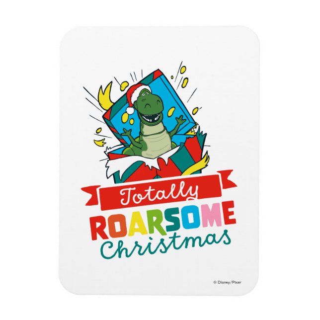 Toy Story Rex | Totally Roarsome Christmas Magnet (Vertical)