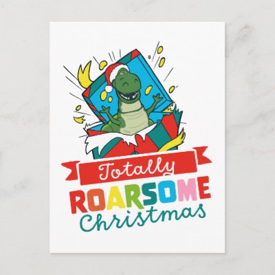 Toy Story Rex | Totally Roarsome Christmas Postcard