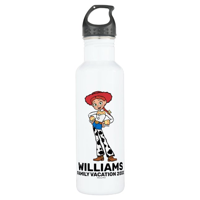 Toy Story Sally | Family VacationJessie Stainless Steel Water Bottle (Front)