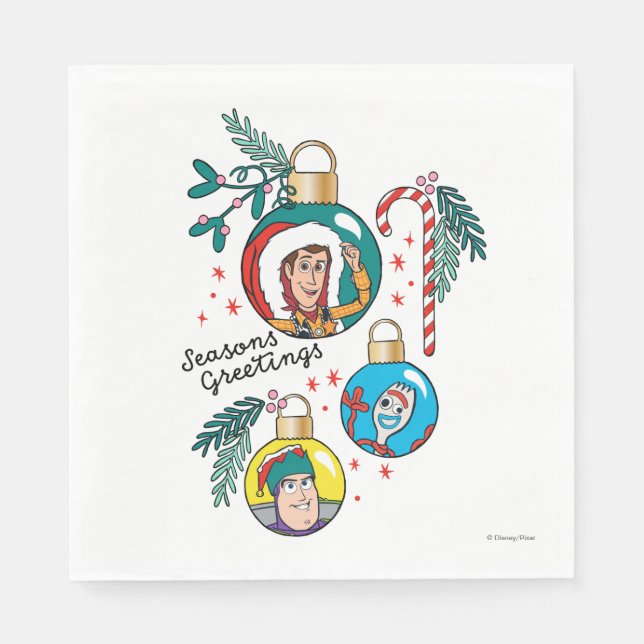 Toy Story | Seasons Greetings Napkins (Front)