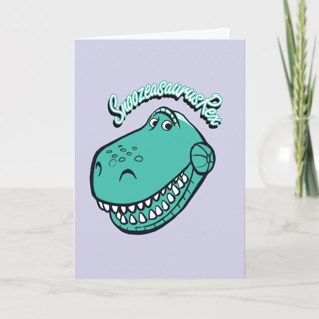 Toy Story | Snoozeasaurus Rex Card (Front)