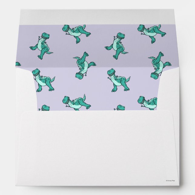 Toy Story | Snoozeasaurus Rex Envelope (Back (Bottom))